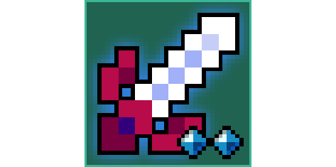 (Seasonal) Rare Crystal Sword (Fractured Blade, Shaitan's Might)