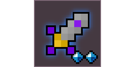 Rare Dagger of the Amethyst Prism (Dexterity -Vitality Tradeoff IV, Flurry of Blows)